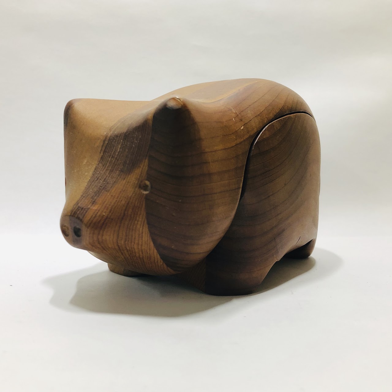 Deborah D Bump Wooden Pig