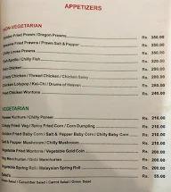 Tycoon Multicuisine Restaurant menu 2