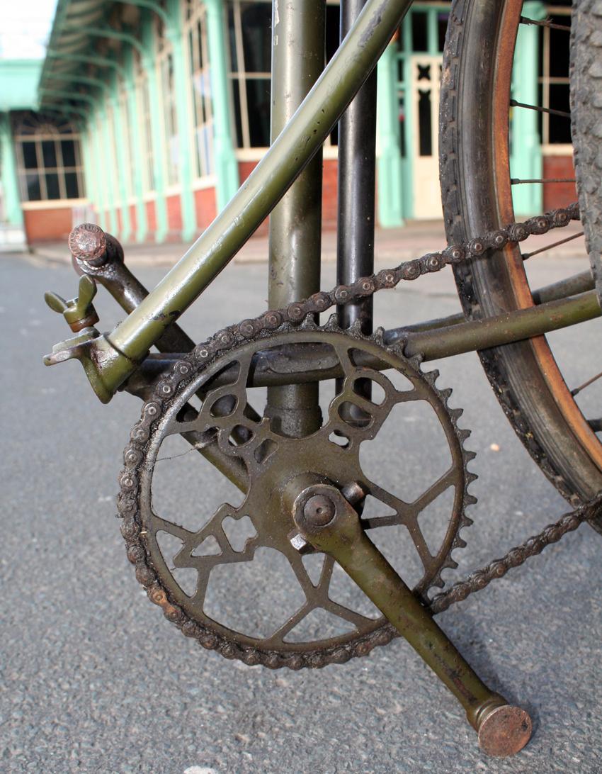 Restored bicycles are shiny,