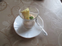 Verrine de mousse de crevettes