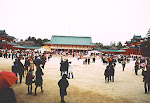 Heian Jingu, Kyoto, Japan, New Year 2002.