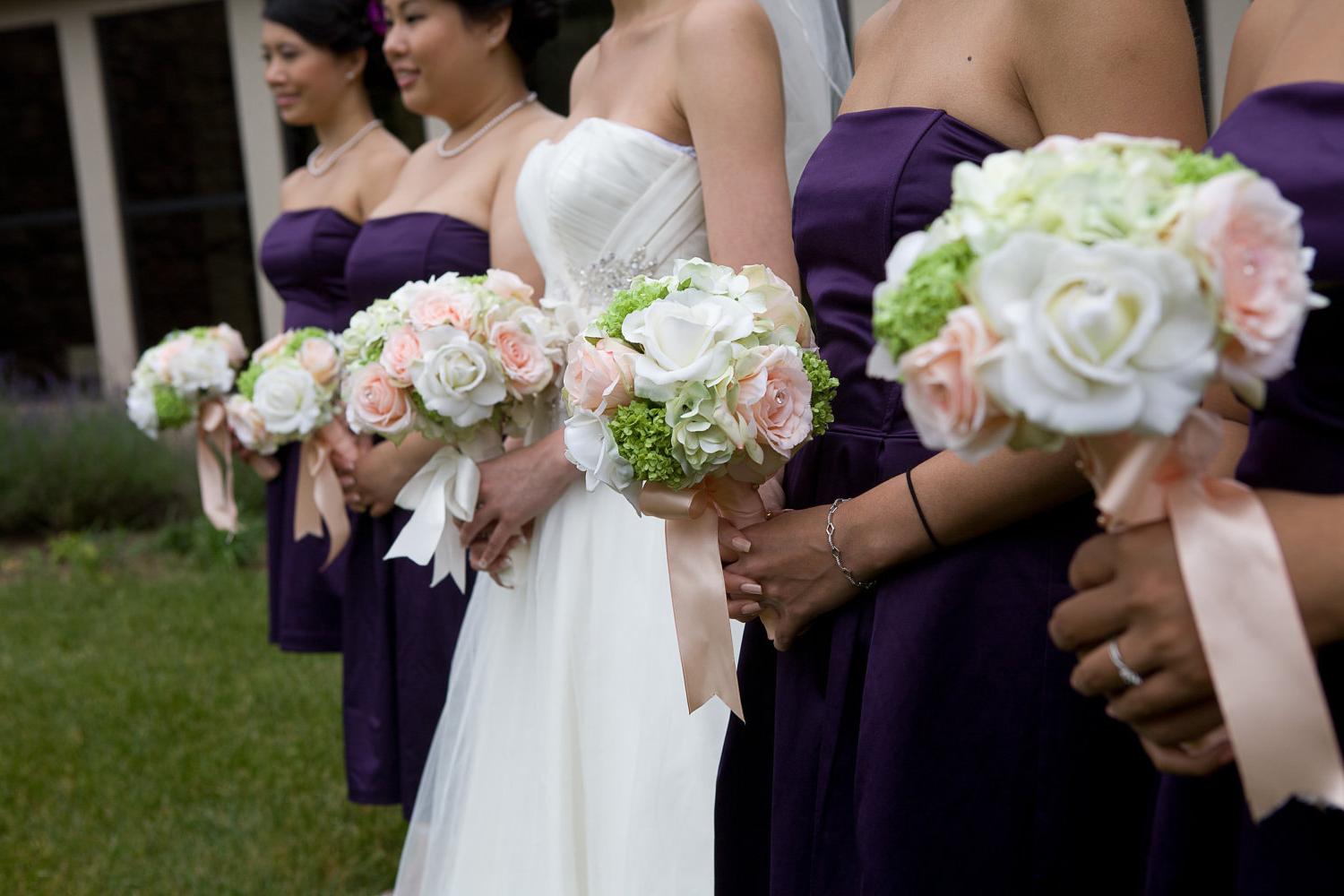 Rose Bridal Bouquet Set