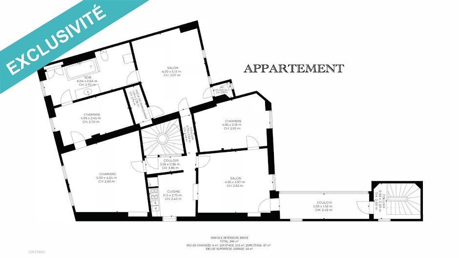 Vente appartement 5 pièces 130 m² à Avignon (84000), 239 500 €