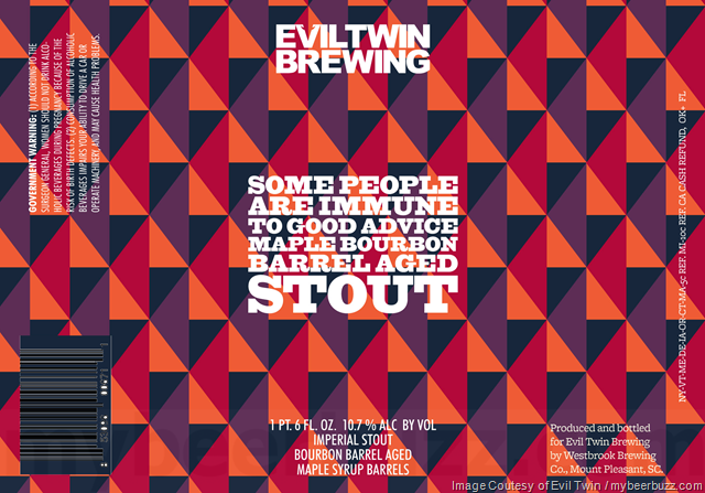 Evil Twin Adding Some People Are Immune To Good Advice Maple Bourbon Barrel Aged Stout