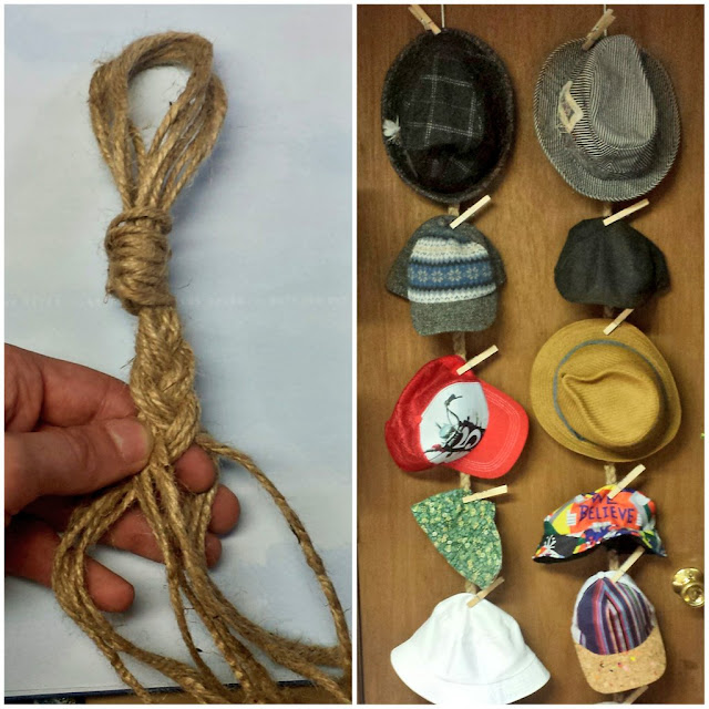 Hat Handing & storage idea DIY 