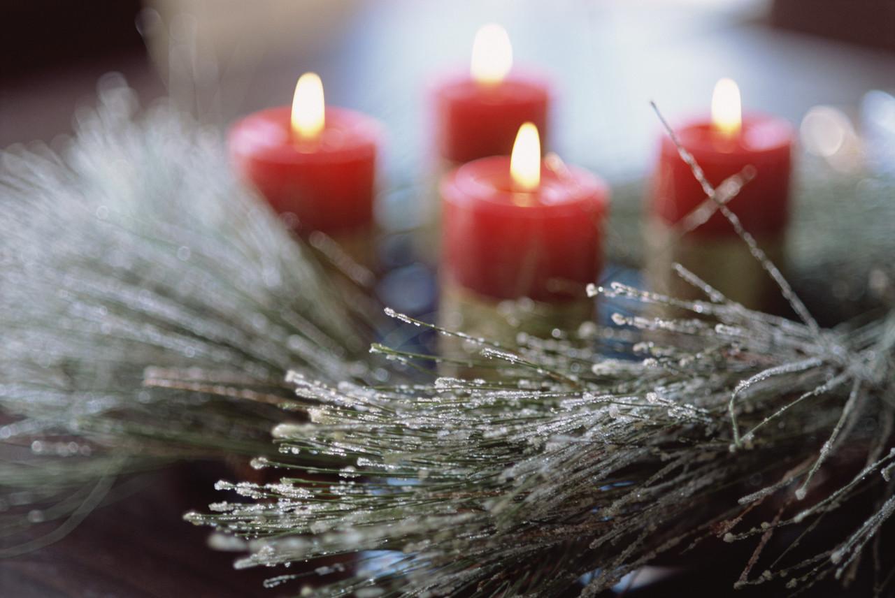 candle wedding centerpiece