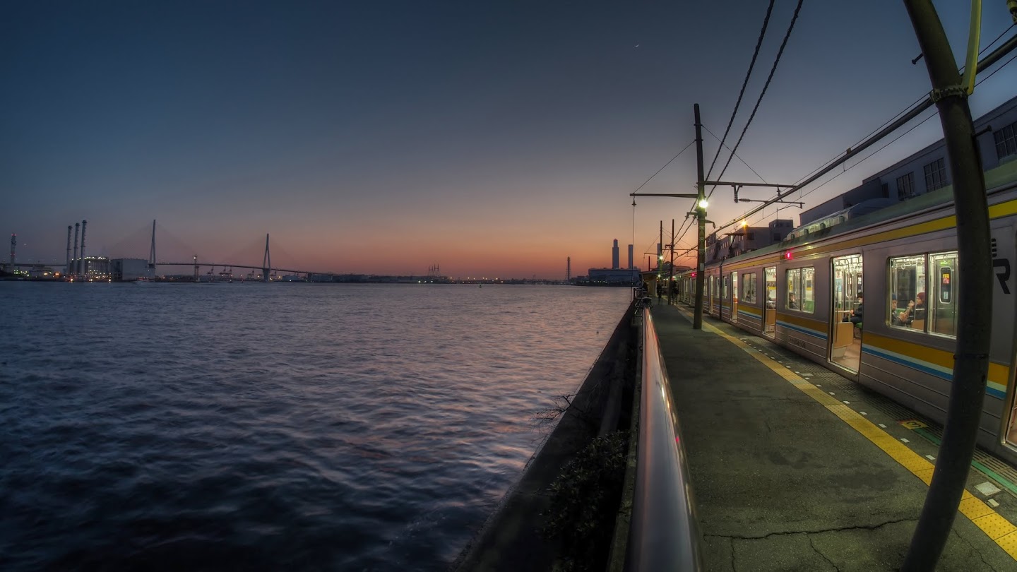 Hdrts Hdr Tiltshift 鶴見線海芝浦駅からの夜景