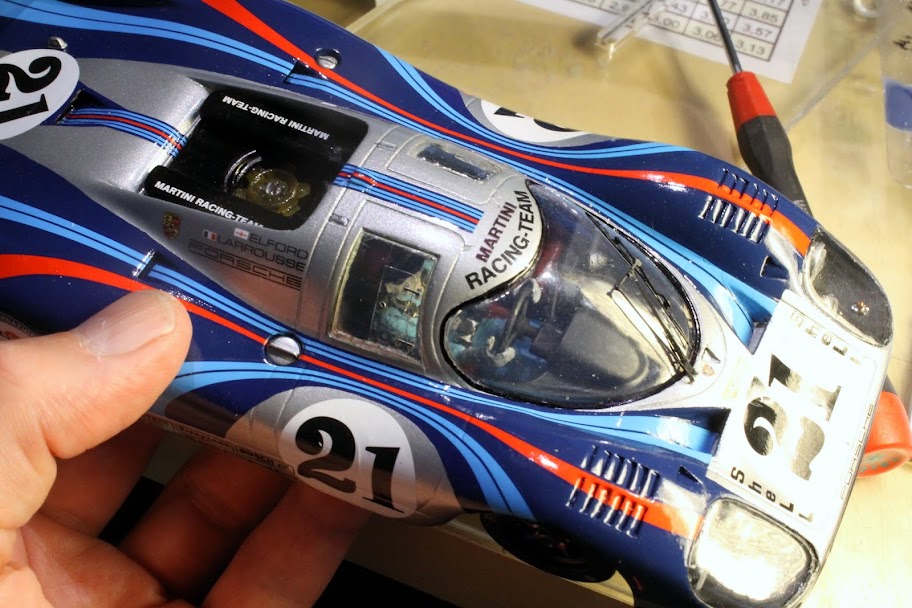 CMR Porsche 917 LH #21 4.9L Martini Racing Le Mans 1971 Elford Larrousse 1:18