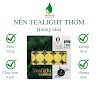 Nến Tealight Thơm Hương Nhài Đốt Đèn Xông Tinh Dầu Trang Trí Decor Phòng Ngủ Thư Giản Không Khói Cháy 4 Giờ