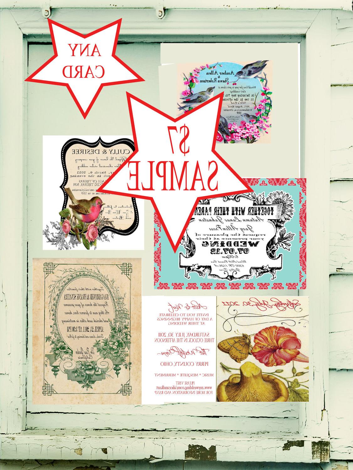 One Sample Wedding Invitation