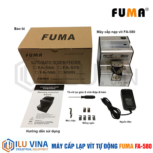 FA-580 Máy nạp cấp vít tự động có bộ đếm FUMA FA-580