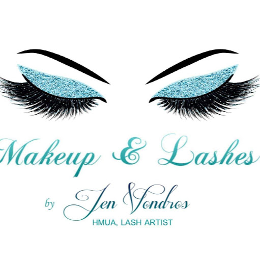 Makeup and Lashes by Jen Vondros logo