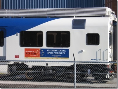 IMG_5031 TriMet Westside Express Service DMU #1003 in Wilsonville, Oregon on January 14, 2009