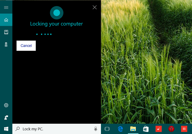 Cortana、Windows 10