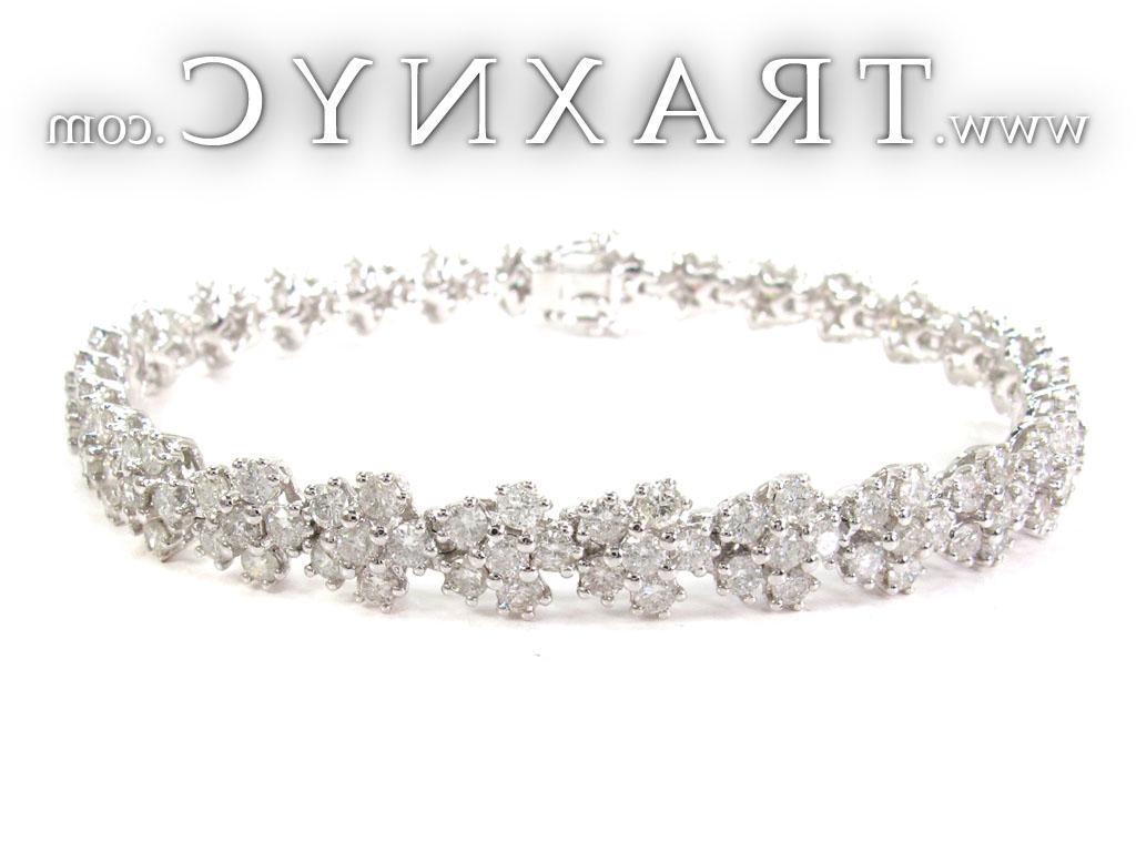 Cluster Diamond Bracelet