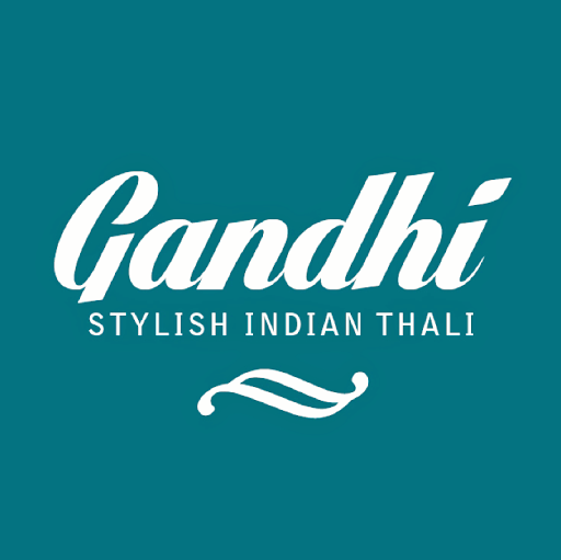 Ghandi stylish Indian cuisine logo