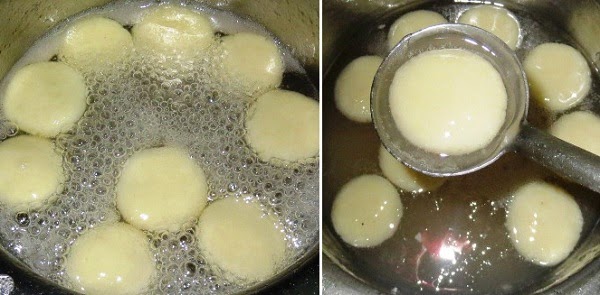 Rasmalai Recipe | Homemade Rasmalai Sweet from scratch by Kavitha Ramaswamy of Foodomania.com