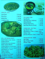 Dal Rotti menu 3