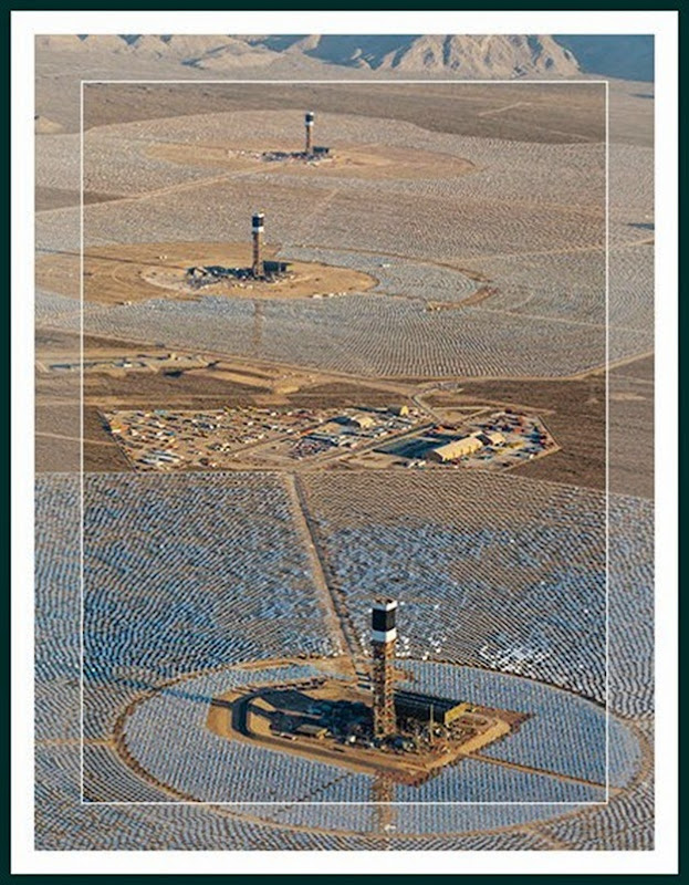 Areial View of Ivanpah plant