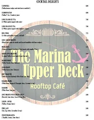 The Marina Upper Deck - Rooftop Cafe- Sea Palace Hotel menu 3