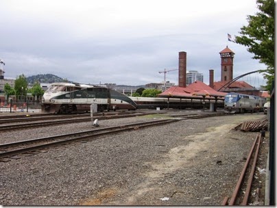 IMG_0743 Amtrak Cascades F59PHI #469 & Amtrak P42DC #119 at Union Station in Portland, Oregon on May 10, 2008