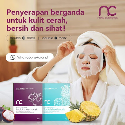 NANO COSMETICS PRODUK BUMIPUTERA MELAYU PERTAMA HASILKAN TOPENG BIO-CELLULOSE SERTA SERUM BERASASKAN MANGGIS DAN NANAS