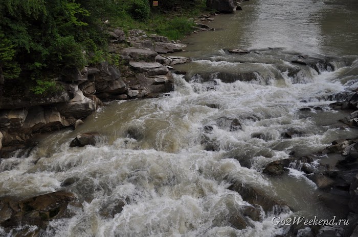 Водопад Пробий в Яремче