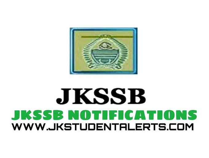 JKSSB Announces Exam Dates for 1997 Posts. 