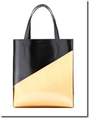 Marni Museo Bag Gold Black