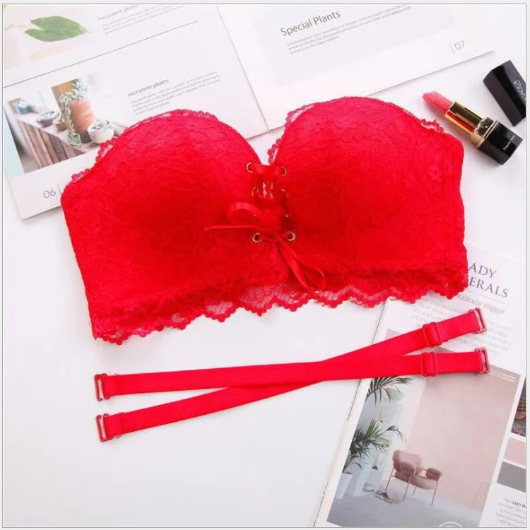 Title 2, Soutien-gorge en dentelle froncée, confort et f...