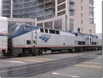 IMG_9883 Amtrak P42DC #170 at Union Station in Portland, Oregon on October 22, 2009