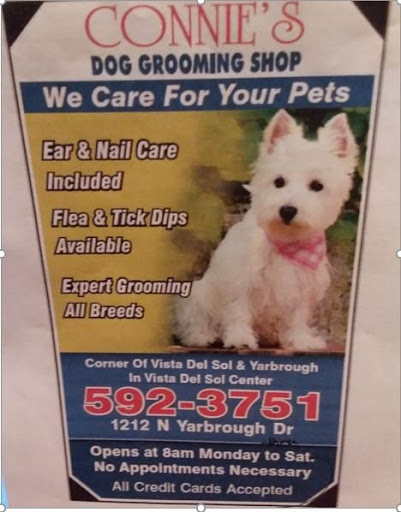 Connie's Dog Grooming Shop logo