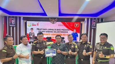 Kejari Sabang Gelar Pelatiha Juarnalistik Kepada Para Pegawainya