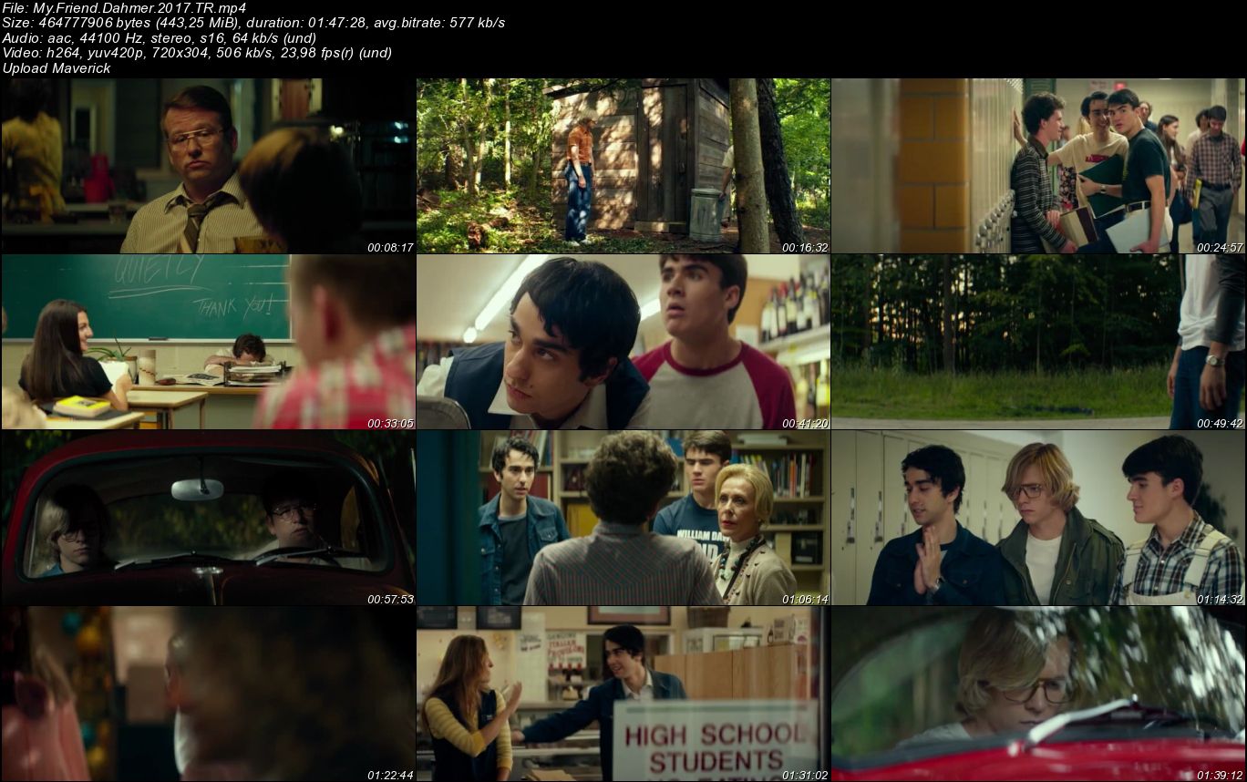 Arkadaşım Dahmer - 2017 Türkçe Dublaj Mp4 indir