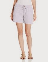 <br />Democracy Women's 5 Inseam Double-Faced Gauze Short with Drawsting Belt