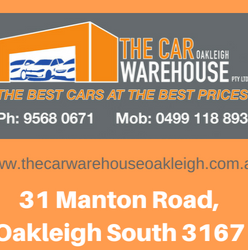The Car Warehouse Oakleigh logo