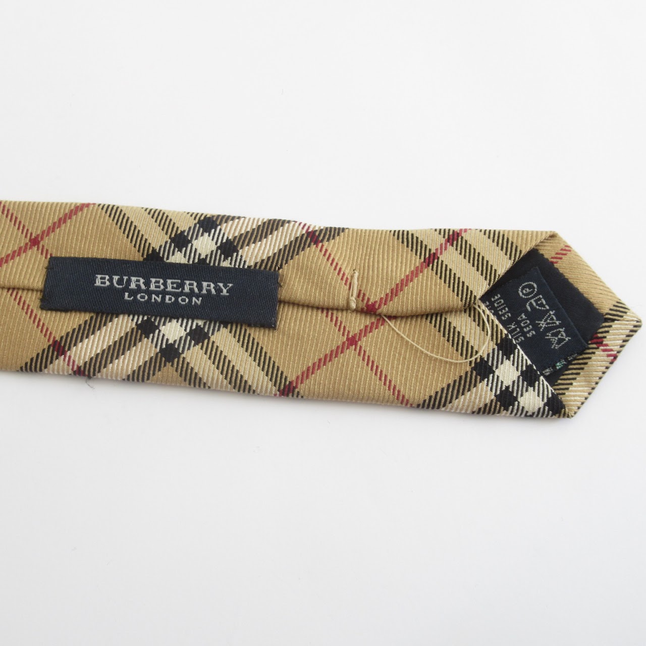 Burberry London Plaid Silk Tie