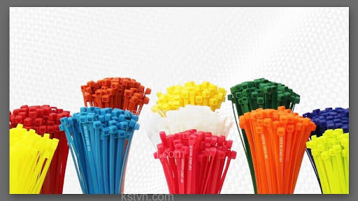 Creative ways to use different colors of nylon cable ties