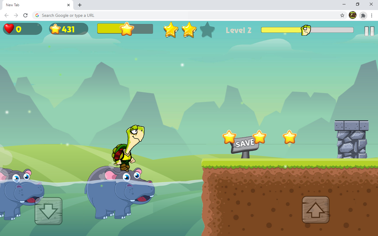 Hero Turtle Platform Game Preview image 1