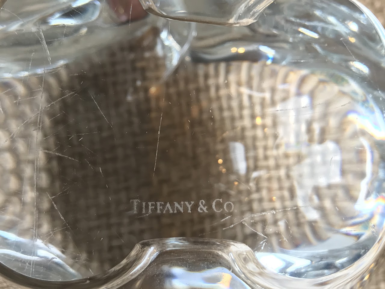 Tiffany & Co. Crystal Elephant