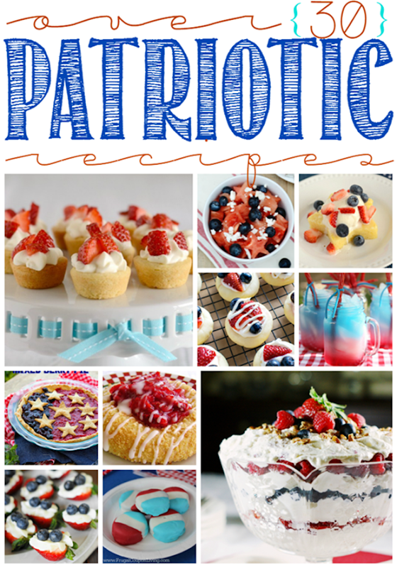 Over 30 Patriotic Recipes at GingerSnapCrafts.com   #patriotic #recipes #4thofJuly_thumb[1]