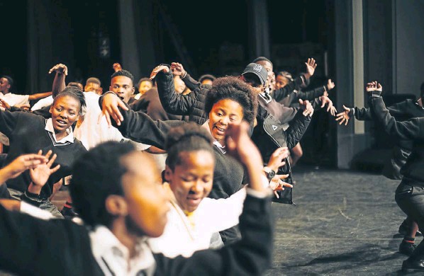 Bay youngsters are acting in a production that takes inspiration from the musical ‘Sarafina!’