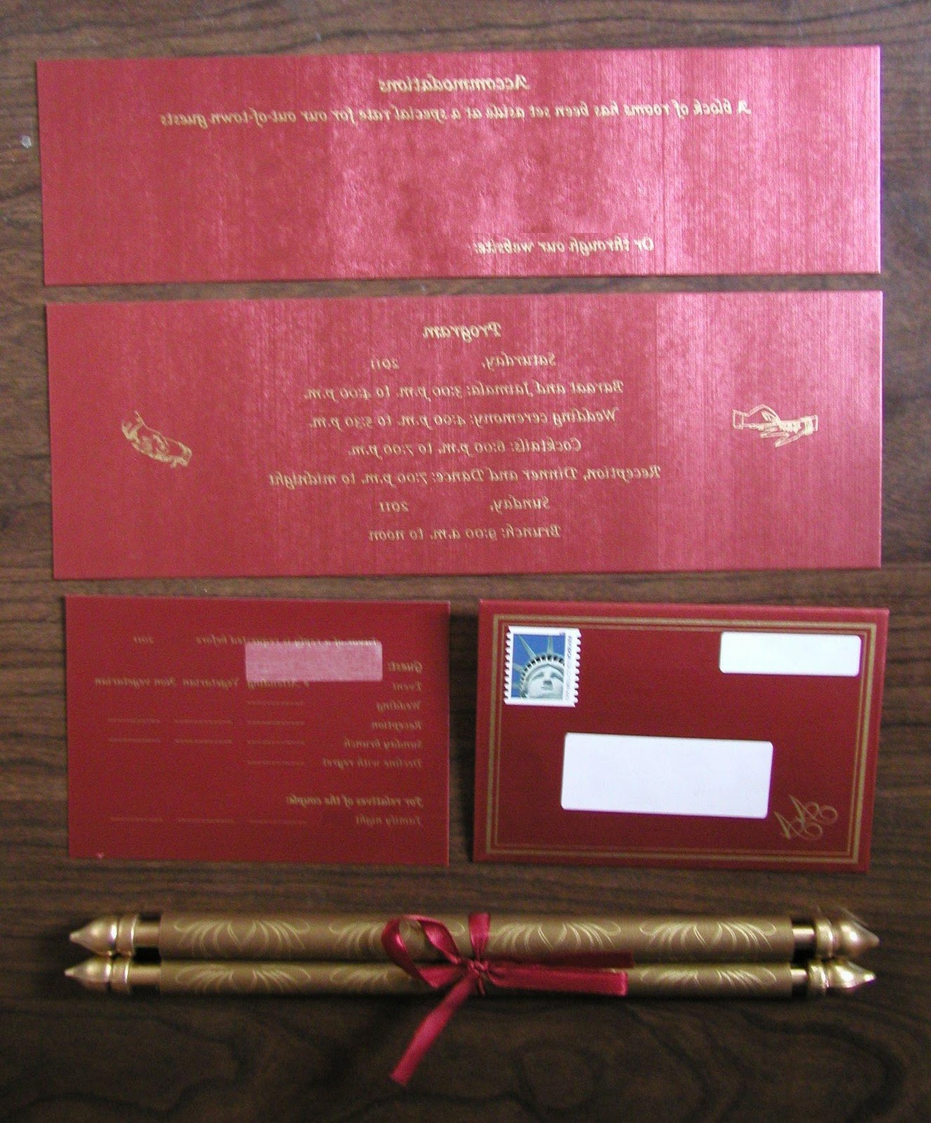 style wedding invitations