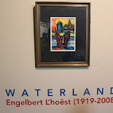 Opening expositie Waterland van Engelbert L'hoest in Koppelkerk, Bredevoort