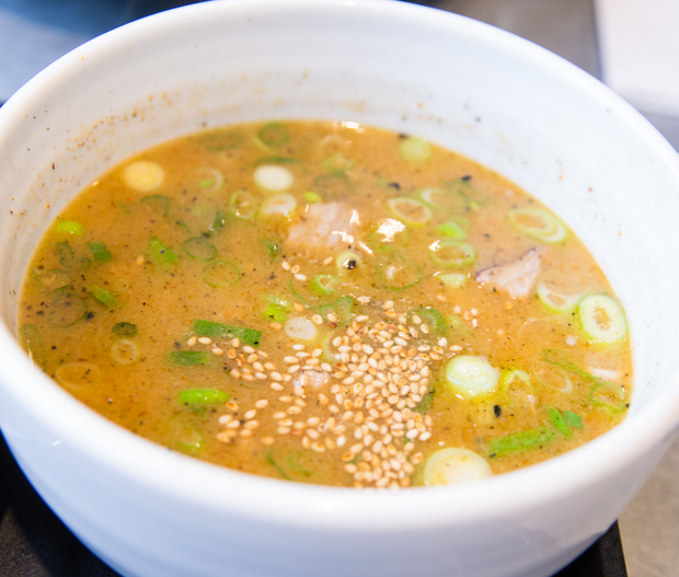 photo of a bowl of broth