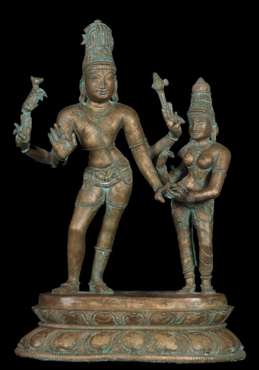 Bronze Shiva and Parvati