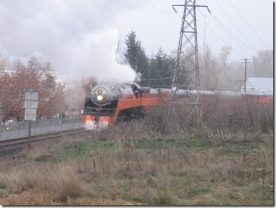 IMG_1127 Southern Pacific Daylight GS-4 4-8-4 #4449 at Oaks Park in Portland, Oregon on December 12, 2009