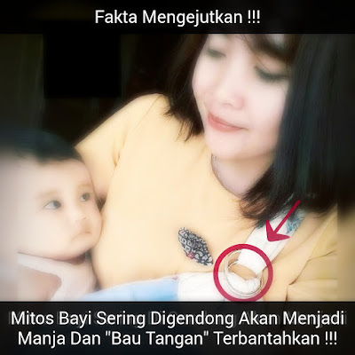 Bayi Sering Digendong Akan Menjadi Manja Dan Bau Tangan