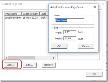 PDF 4 - Add Custom Page Size