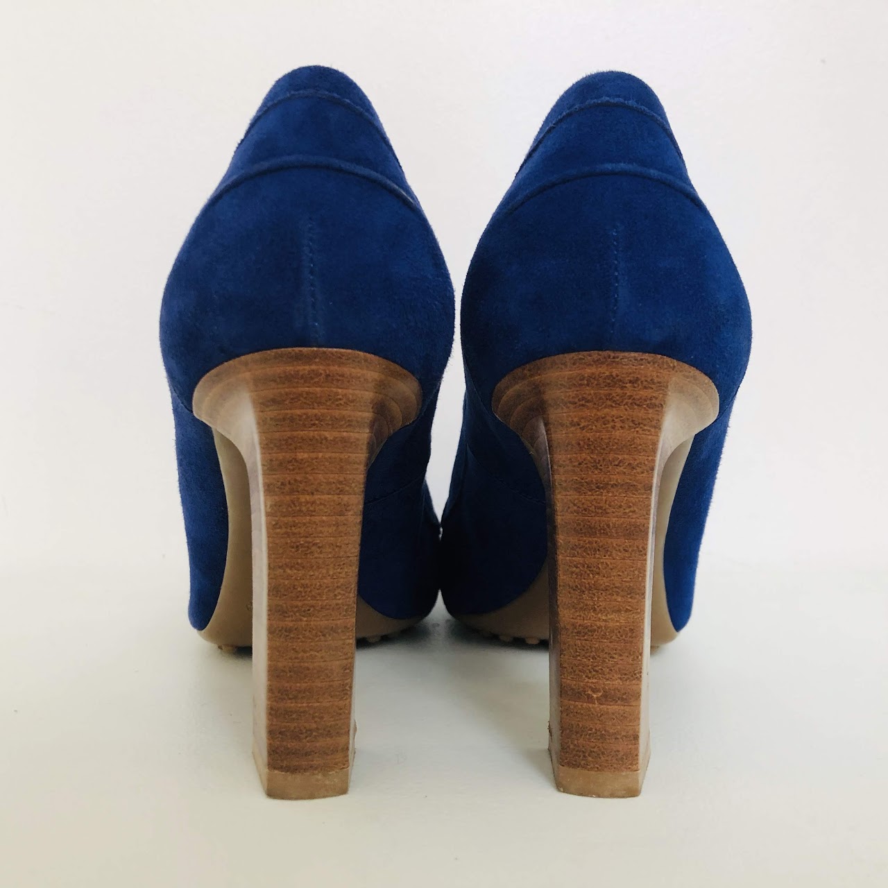 Tod's Cobalt Suede Pumps